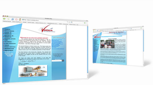 City of Vandalia, Ohio's web site