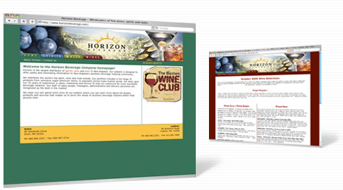 Horizon Beverage web site