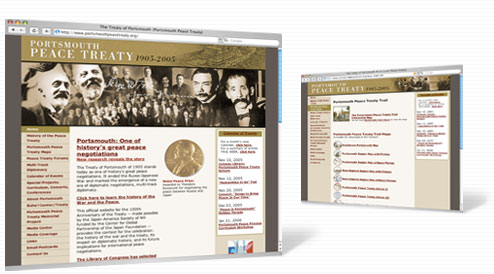 Portsmouth Peace Treaty home page
